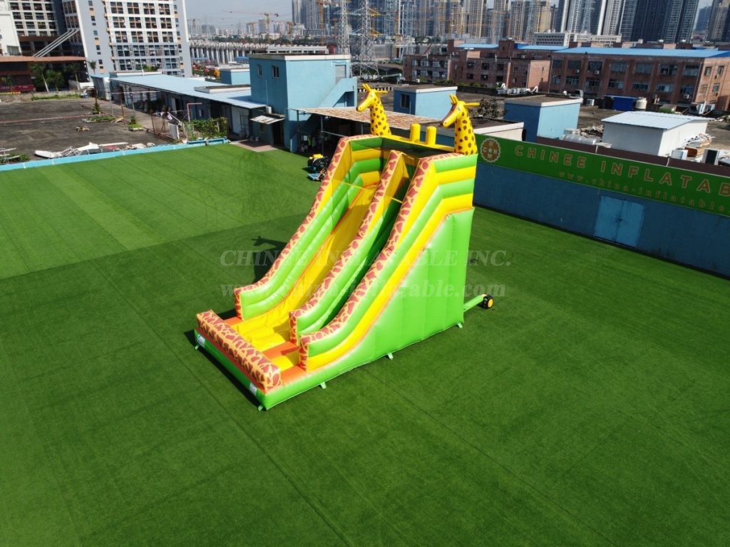 T8-562 Giraffe Theme Inflatable Slide