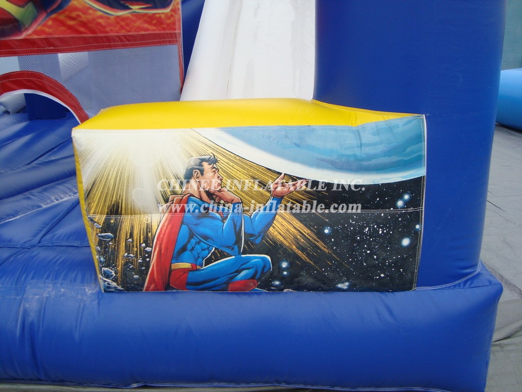 T2-553 Superman Superhero Inflatable Bouncer