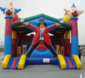 T2-761 Inflatable Happy Clown Amusing Park Bouncer Playground For Kids
