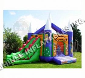 T5-260 Inflatable Jumper Castle Bounce House Combo With Slide