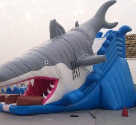 T8-251 Shark Giant Slide Inflatable Slide For Kids