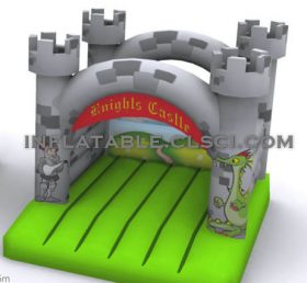 T2-1867 Knight And Dinosour Castle Inflatable Bouncer