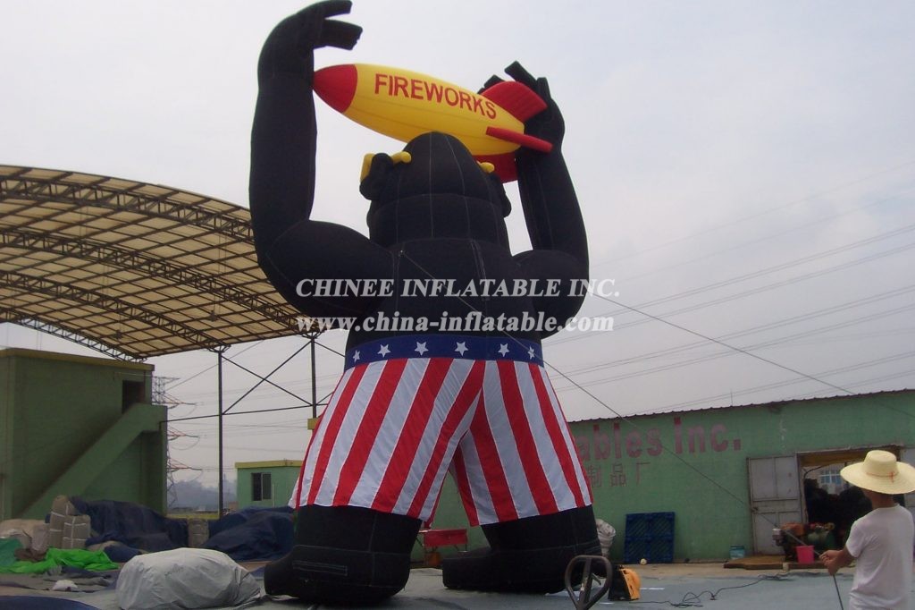 Cartoon1-773 Gorilla Kingkong Inflatable Cartoons
