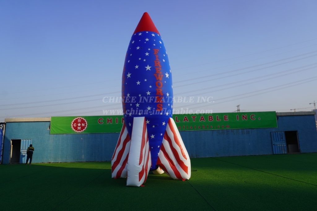 Cartoon2-075 Rocket Inflatable Cartoons