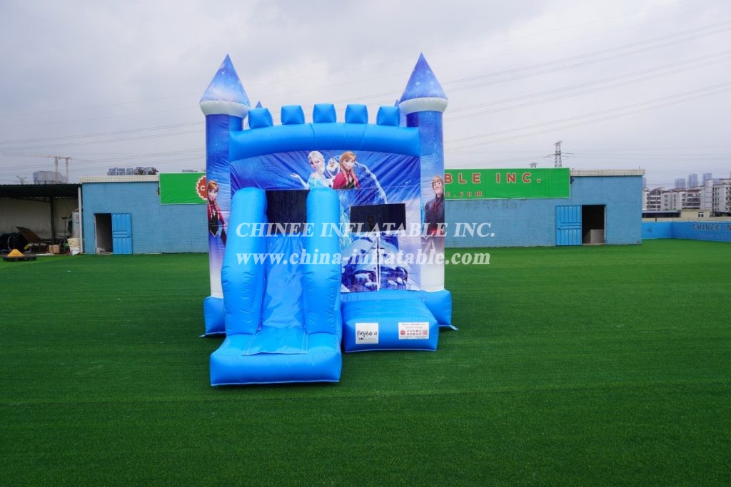 T5-701B Frozen Castle Disney’S Frozen Combo Elsa’S Palace Inflatable Bouncer
