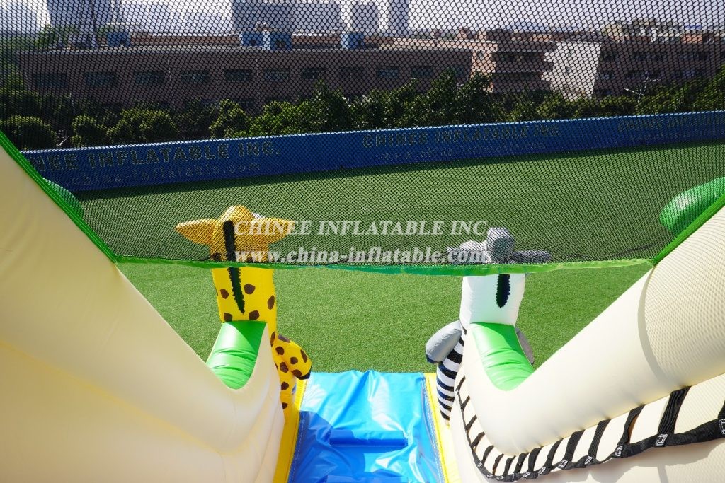 T8-2103 Jungle Theme Inflatable Elephant Slide Animal Inflatable Slides