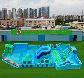 GF2-028 Inflatable Funcity Jumping Bouncy Obstacle Inflatable Outdoor Playground