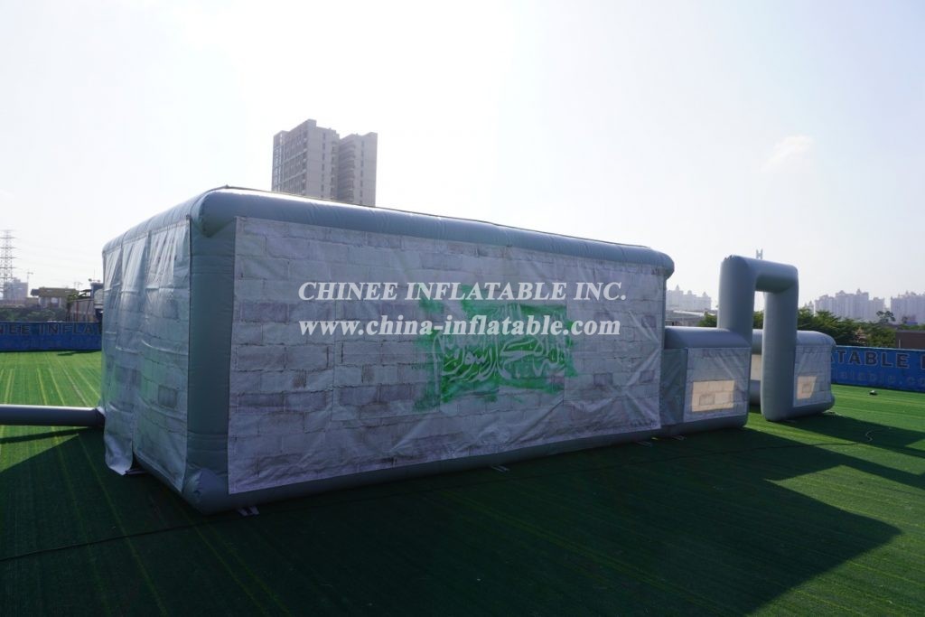 Tent1-805 Removable Inflatable Structure Military Training Tent Inflatable House With Yard