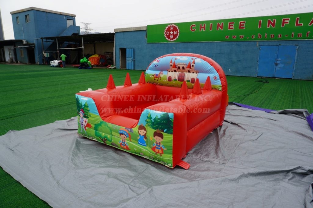 T2-4149 Princess Baby High Back Inflatable Ball Pool