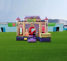 T2-4439 Princess Bouncy Castle & Slide