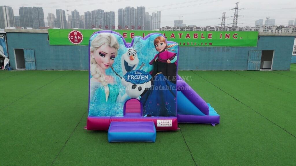 T2-4595 Disney Frozen Bouncy Castle With Slide