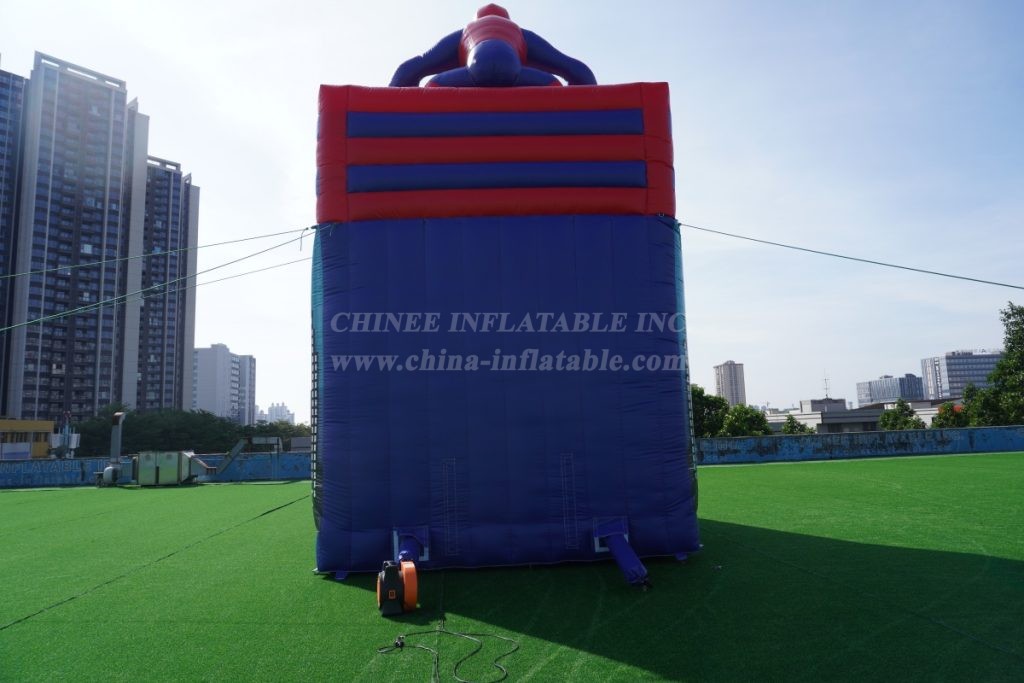 T8-4281 Spider-Man Theme Inflatable Slide