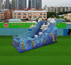 T8-4289 Undersea World Inflatable Slide