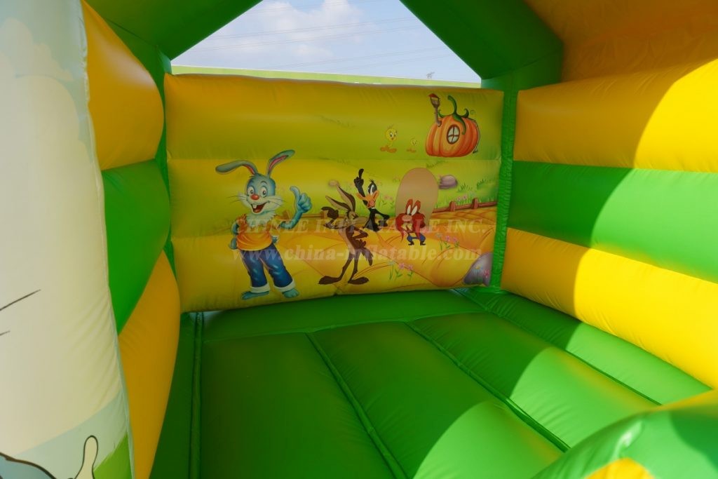 T2-2723D Rabbit Theme Kids Bouncy Castle With Slide