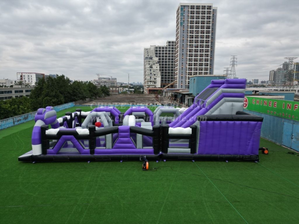 GF2-118 Commercial Inflatable Park with Slide & Climbing Wall