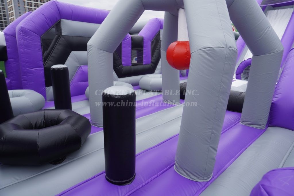 GF2-118 Commercial Inflatable Park with Slide & Climbing Wall