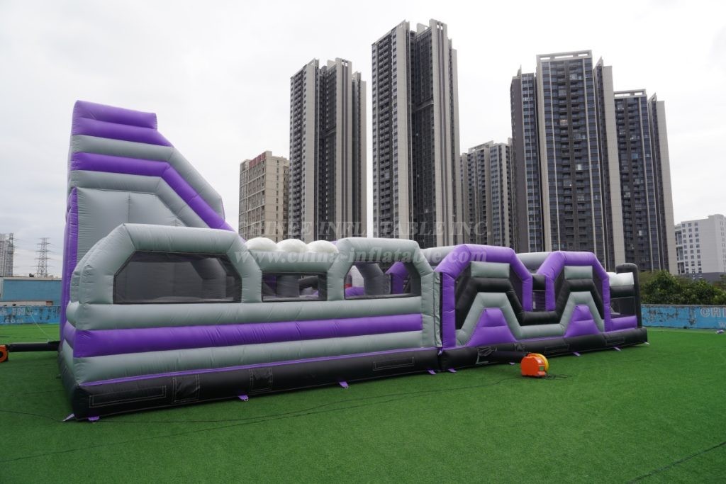 GF2-118 Commercial Inflatable Park with Slide & Climbing Wall