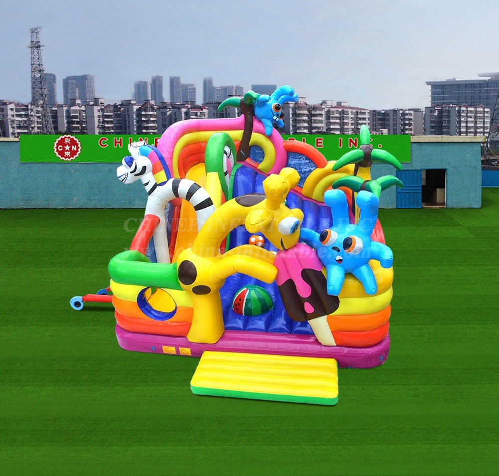 T6-1144 Inflatable Smurfs Paradise