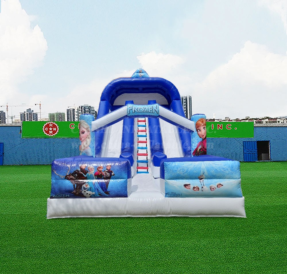 T8-4535 Frozen Inflatable Dry Slide