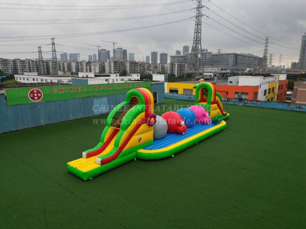 T11-4026 Hippo Theme Wipe Out Challenge