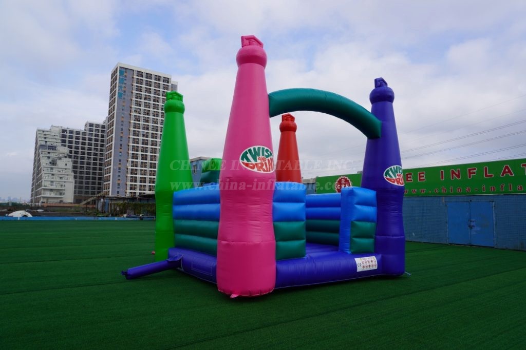 T2-8200 bottle shaped inflatable bounce house