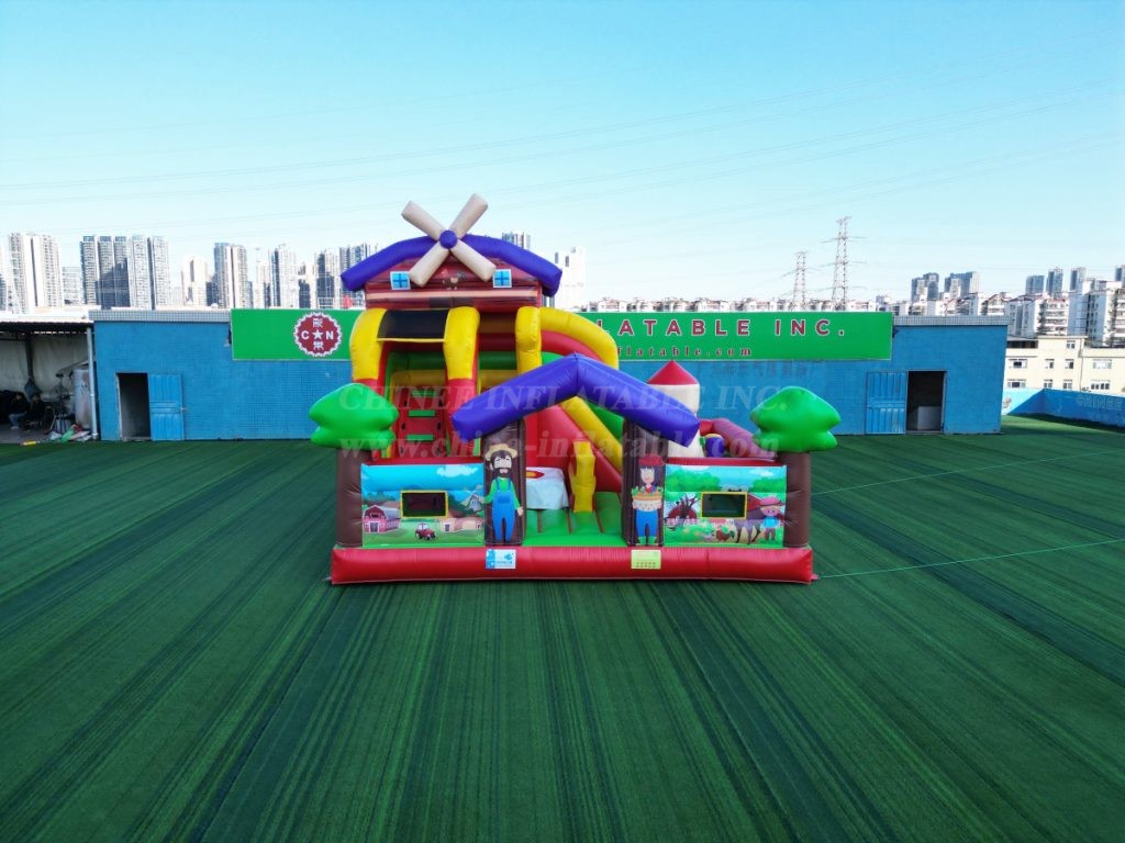 T2-8115 Farm-Themed Inflatable Playland