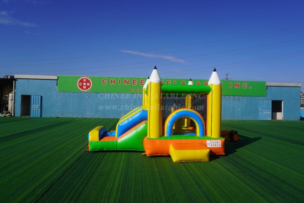 T2-5010B Crayon Bouncy Castle With Slide