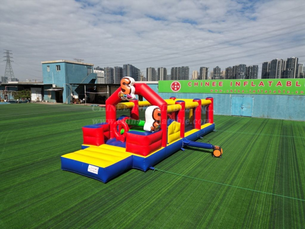 T7-568C Colorful Inflatable Obstacle Course