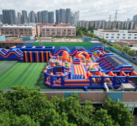 GF2-161 Giant Dinosaur Theme Inflatable Obstacle Course Park