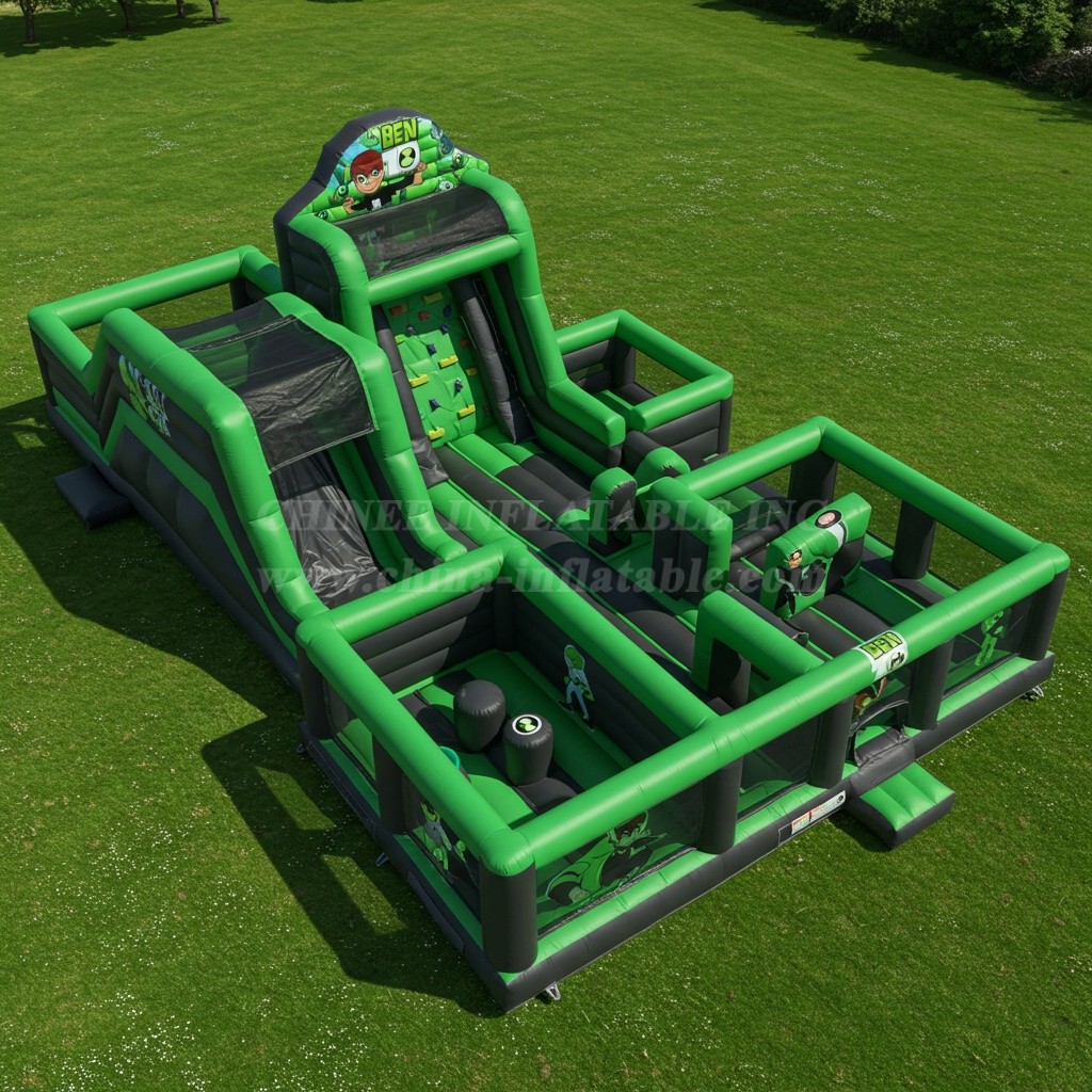 GF2-201 Ben 10 Inflatable Park