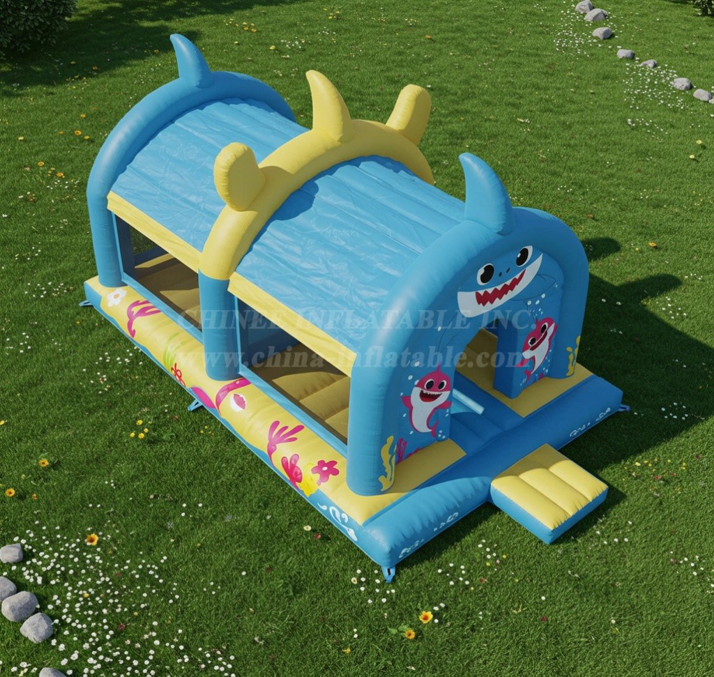 T2-8303 Baby Shark Inflatable Bouncer