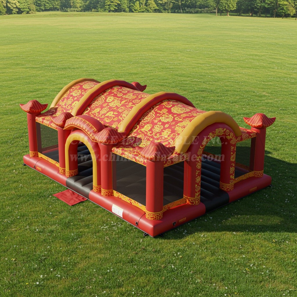T2-8323 Chinese Style Inflatable Bouncer
