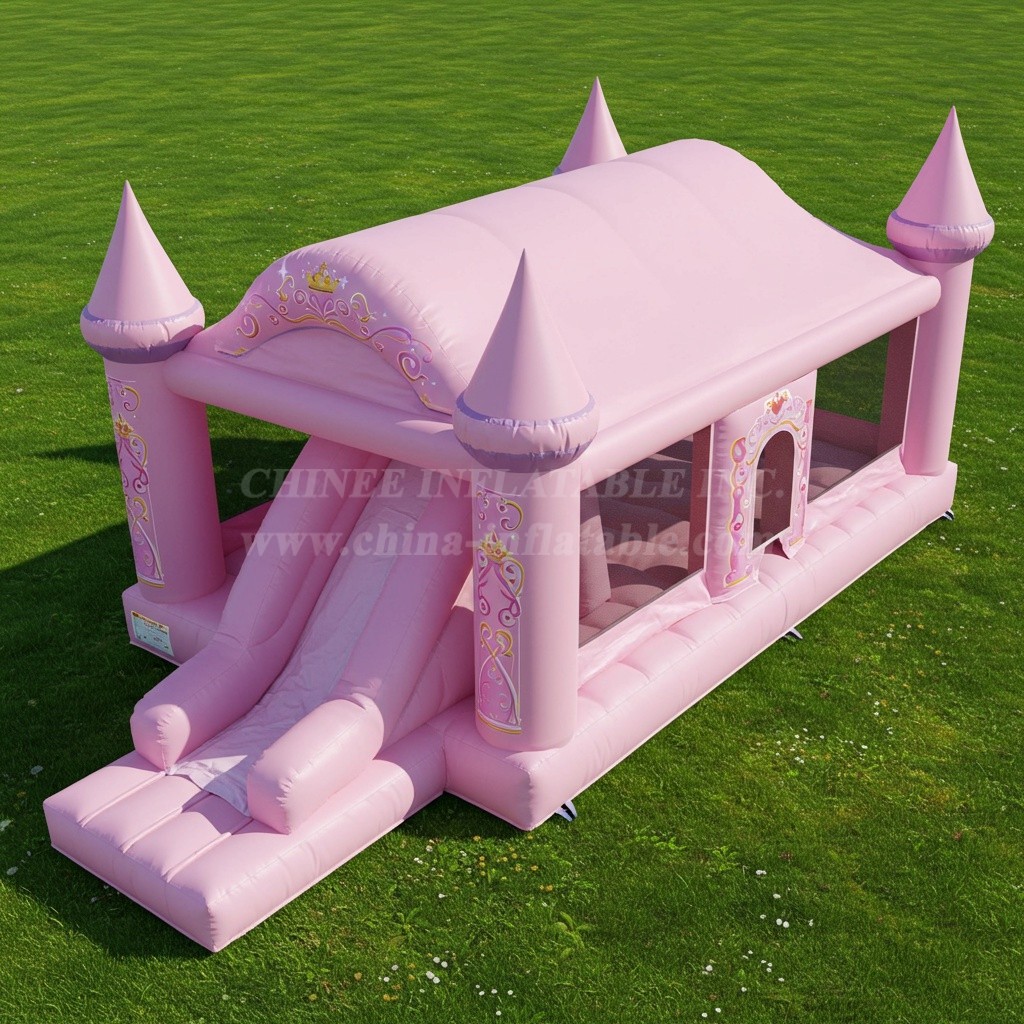 T2-8389 Princess Parties Inflatable Castles