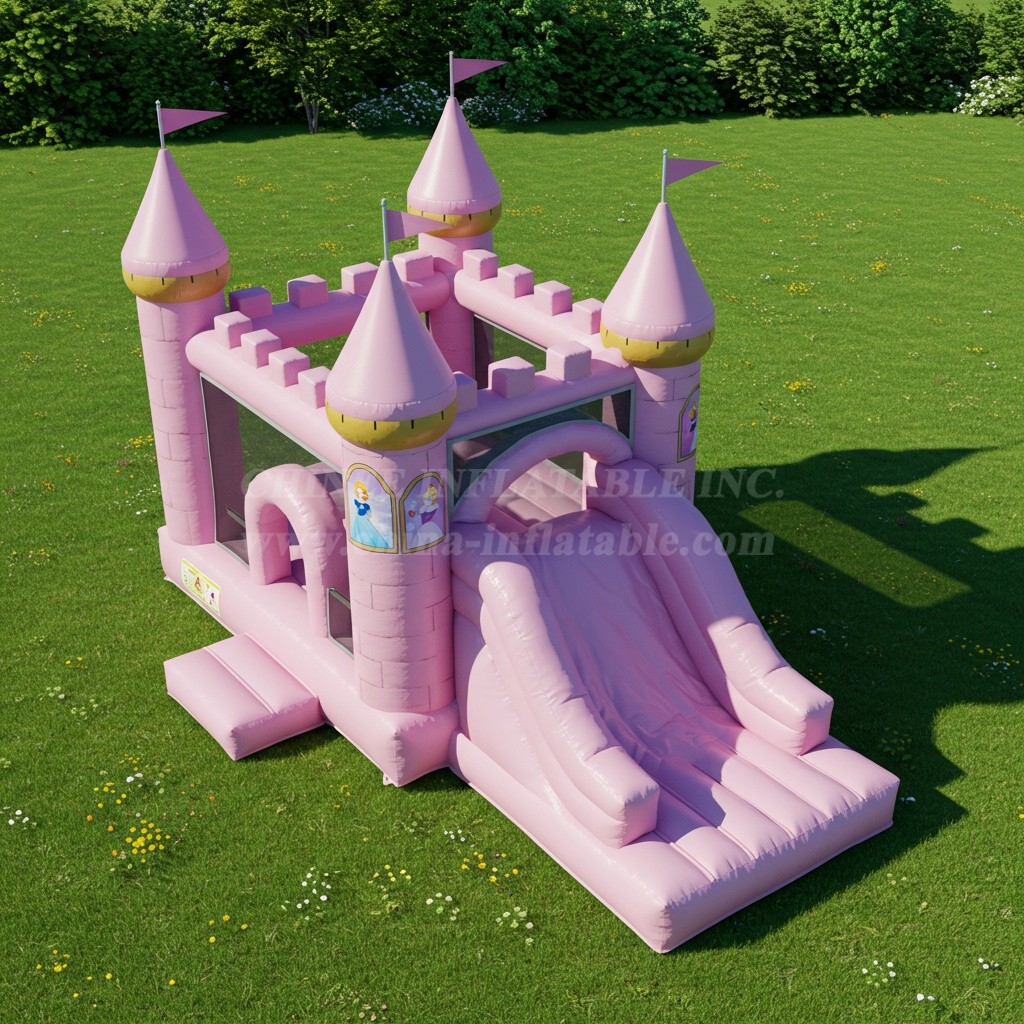 T2-8390 Princess Parties Inflatable Castles