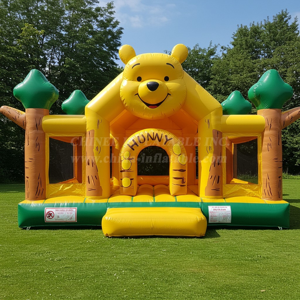 T2-8578 Winnie The Pooh Inflatable Bouncer