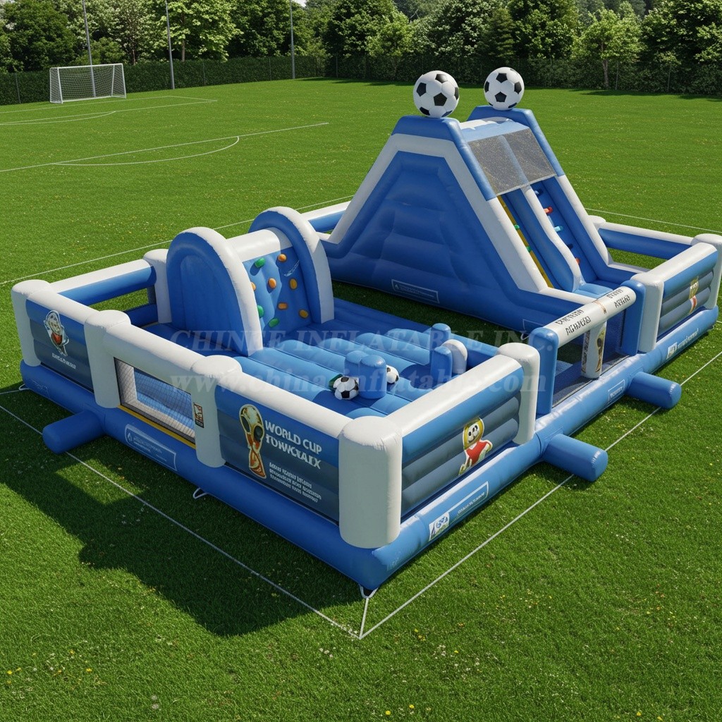 T6-6128 World Cup Inflatable Funcity