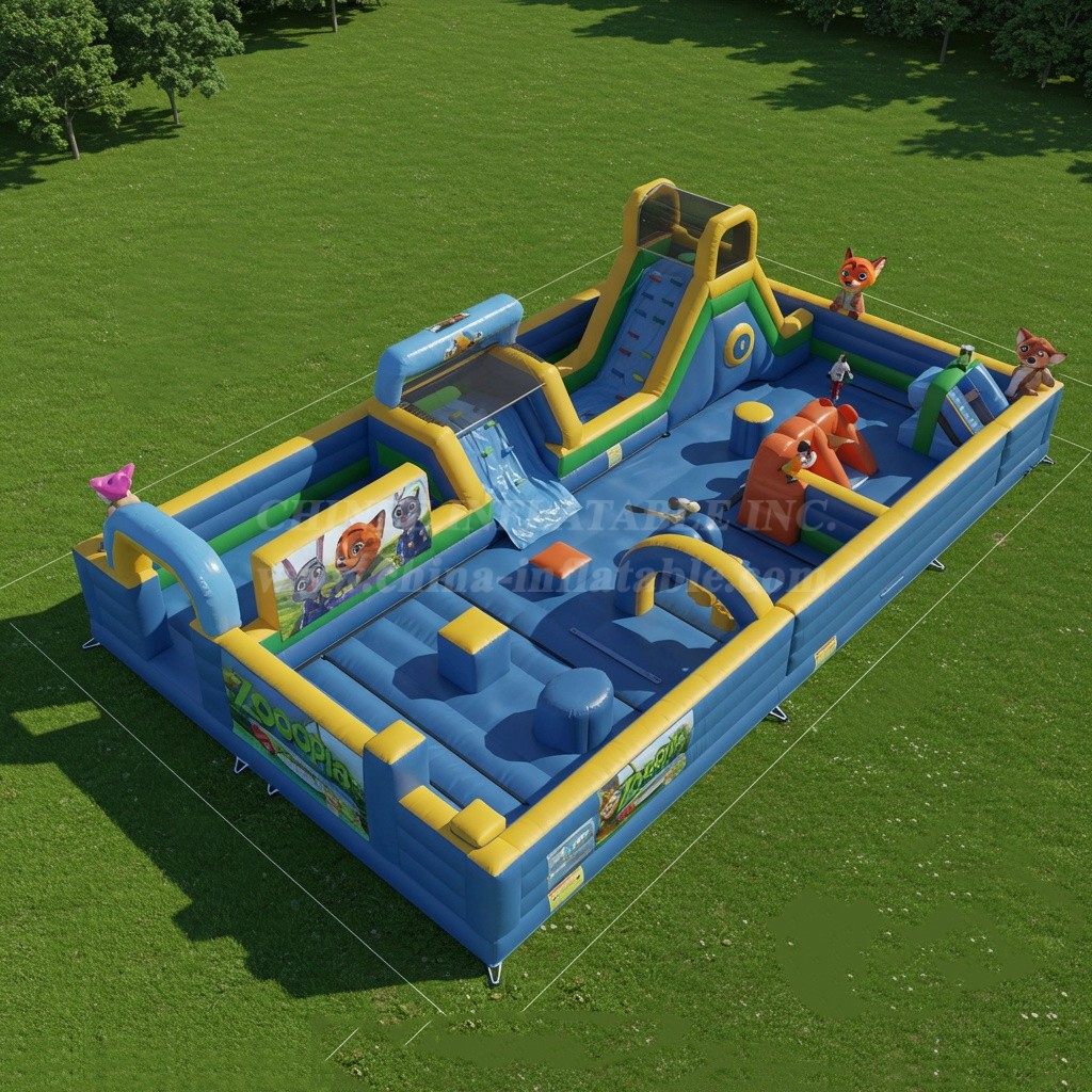 T6-6130 Zootopia Inflatable Funcity