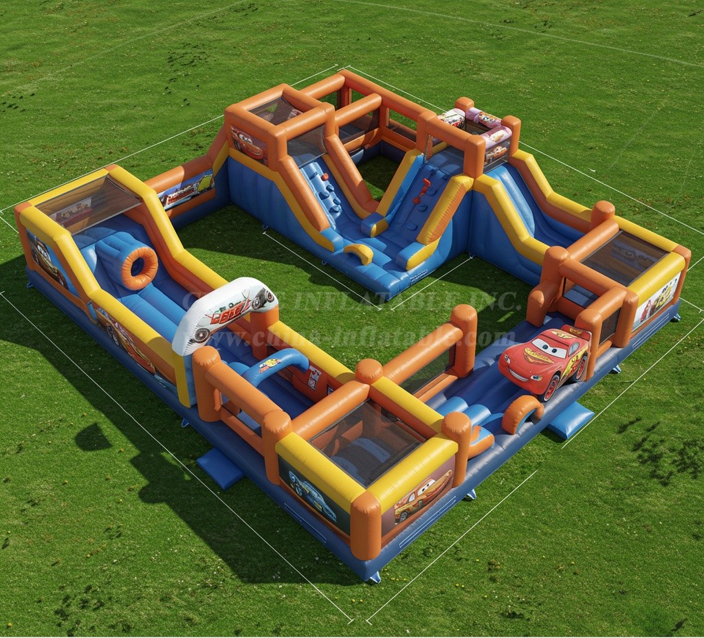 T7-3515 Cars Obstacle Courses