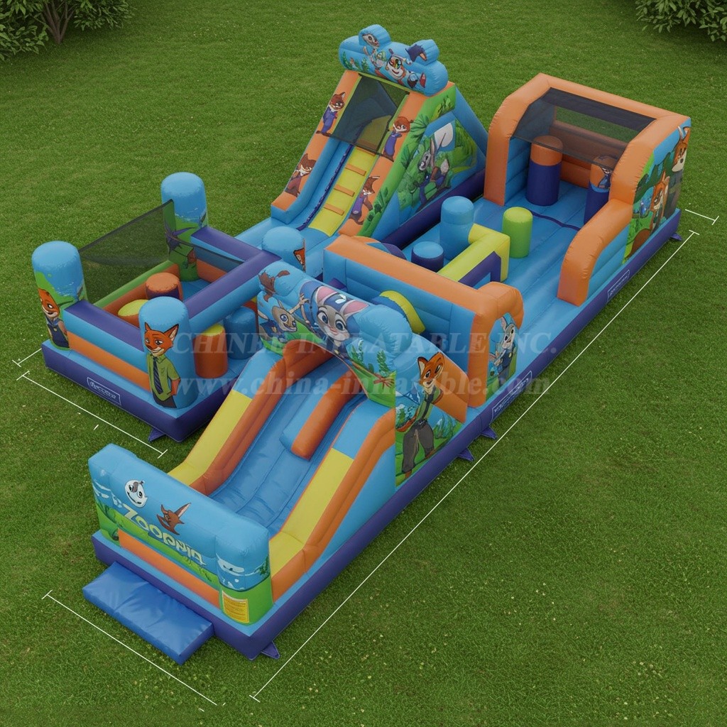 T7-3588 Zootopia Obstacle Courses