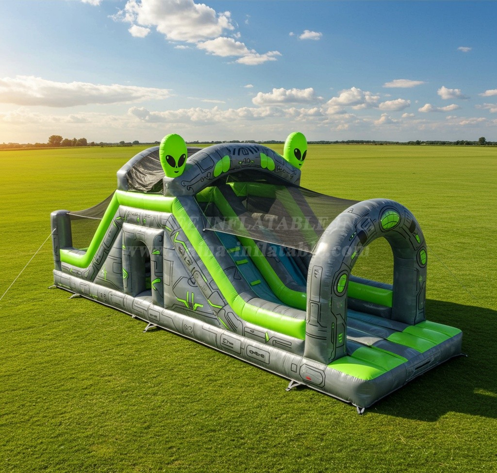 T8-8000 Alien Inflatable Dry Slide
