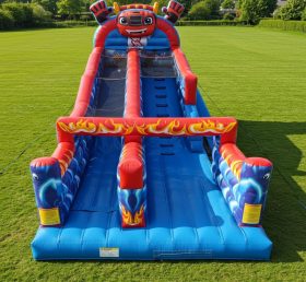 T8-8007 Blaze Monster Inflatable Dry Slide