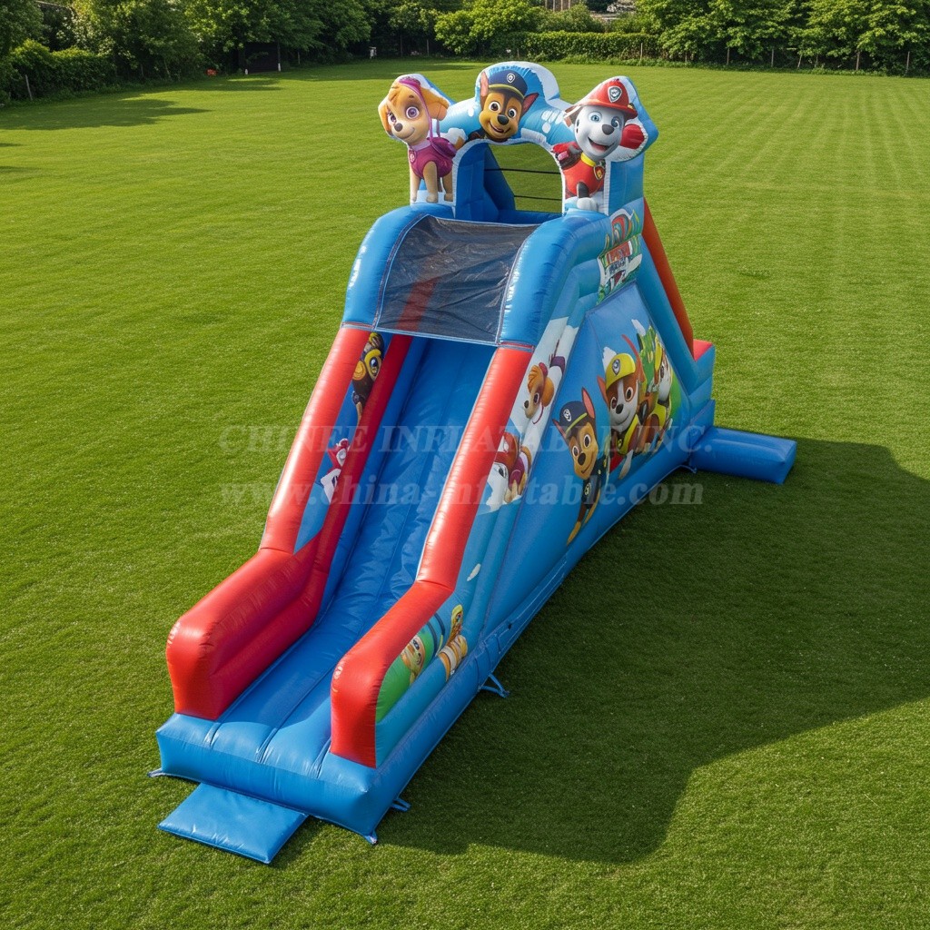 T8-8046 Paw Patrol Inflatable Dry Slide
