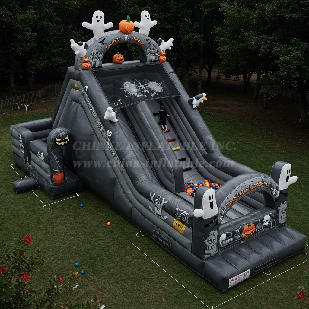 T8-8084 halloween Inflatable Dry Slide