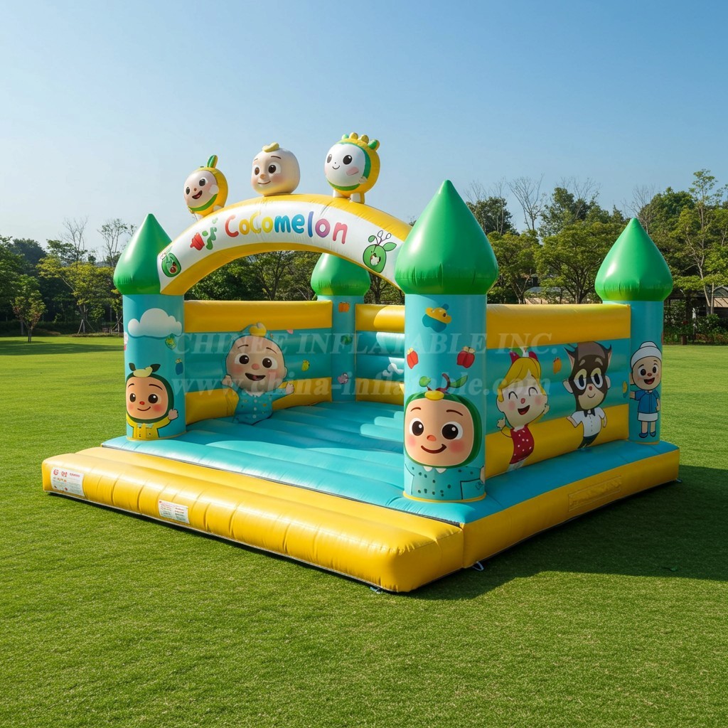 T2-8490 CoComelon Inflatable Castle