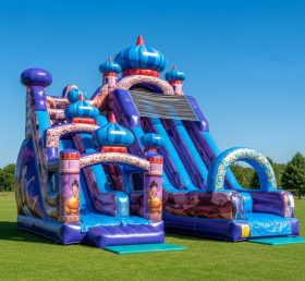 T8-8093 Aladdin Theme Inflatable Dry Slide
