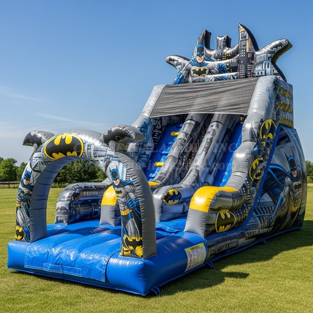T8-8106 Batman Theme Inflatable Dry Slide