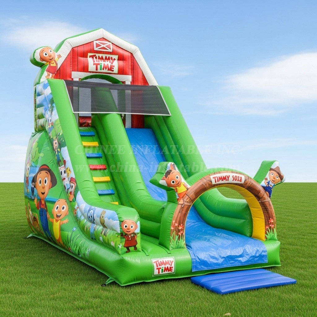 T8-8365 Timmy Time Theme Inflatable Dry Slide