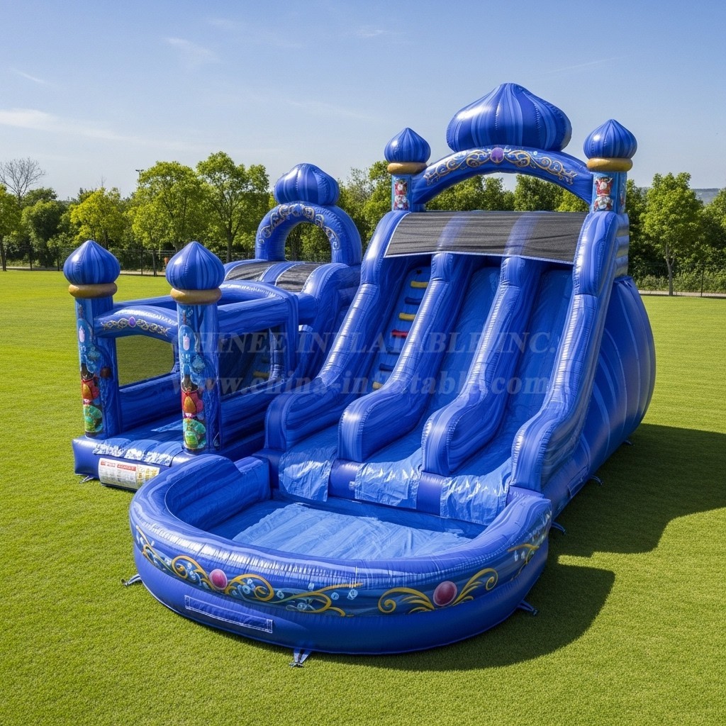 T8-8596 Aladdin Theme Inflatable Water Slide