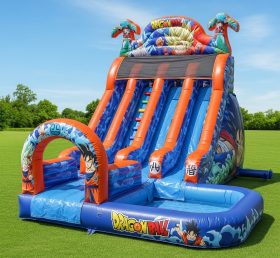 T8-8445 Dragon Ball Theme Inflatable Water Slide