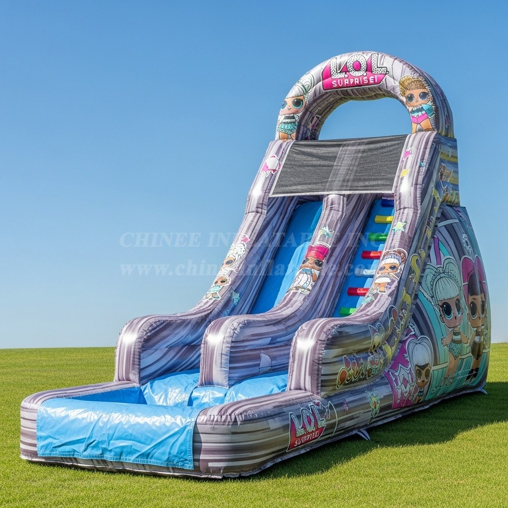 T8-8470 Lol Surprise Theme Inflatable Water Slide